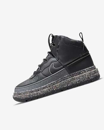 Botas Nike Air Force 1 Hombre Gris Oscuro Gris Gris Oscuro Negras | CO5096