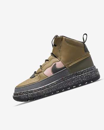 Botas Nike Air Force 1 Hombre Marrones Verde Oliva Rosas | CO2628