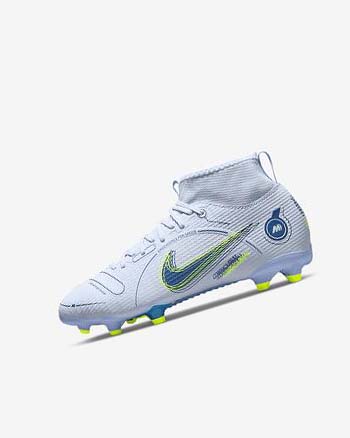 Botas de Futbol Nike Jr. Mercurial Superfly 8 Academy MG Niño Gris Azules Claro Azules Azules | CO5310