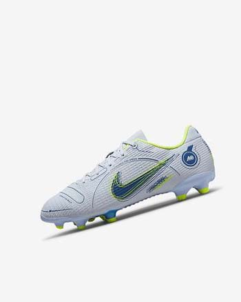 Botas de Futbol Nike Jr. Mercurial Vapor 14 Academy MG Niña Gris Azules Claro Azules Azules | CO2290