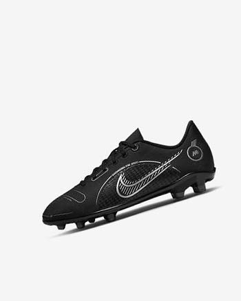 Botas de Futbol Nike Jr. Mercurial Vapor 14 Club MG Niño Negras Gris Metal Plateadas | CO3103