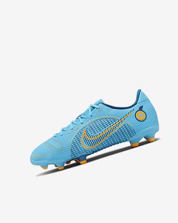 Botas de Futbol Nike Jr. Mercurial Vapor 14 Academy MG Niña Azules Naranjas | CO4564