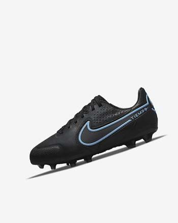 Botas de Futbol Nike Jr. Tiempo Legend 9 Pro FG Niño Negras Gris Negras | CO5349