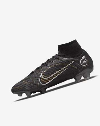 Botas de Futbol Nike Mercurial Superfly 8 Elite FG Hombre Negras Metal Plateadas Gris Metal Doradas | CO2756