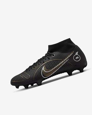 Botas de Futbol Nike Mercurial Superfly 8 Academy MG Mujer Negras Metal Plateadas Gris Metal Doradas | CO4783
