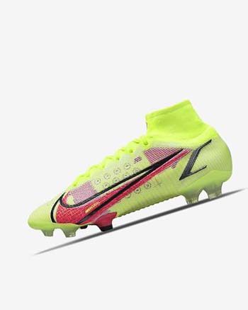 Botas de Futbol Nike Mercurial Superfly 8 Elite FG Mujer Negras Rojas Claro | CO5119