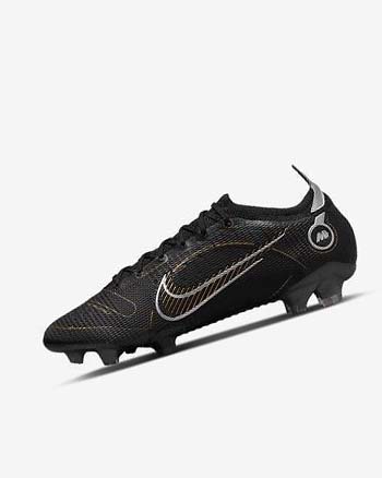 Botas de Futbol Nike Mercurial Vapor 14 Elite FG Hombre Negras Metal Plateadas Gris Metal Doradas | CO4526