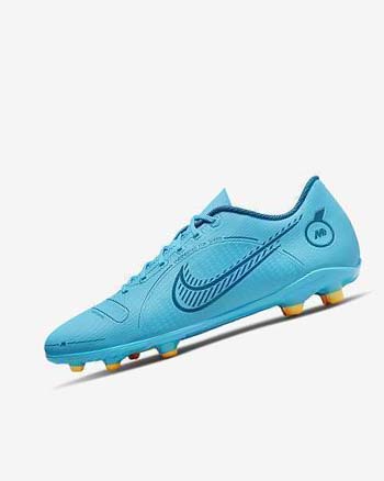 Botas de Futbol Nike Mercurial Vapor 14 Club MG Hombre Azules Naranjas | CO5101