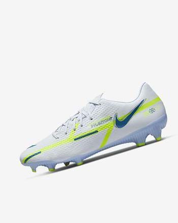 Botas de Futbol Nike Phantom GT2 Academy MG Hombre Gris Azules Claro Azules Oscuro | CO2522