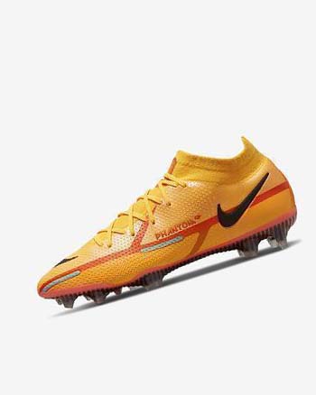Botas de Futbol Nike Phantom GT2 Dynamic Fit Elite FG Hombre Naranjas Naranjas Rojas Claro Negras | CO2866