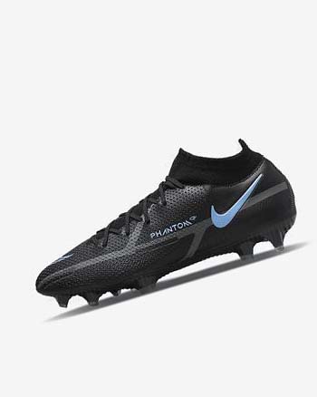 Botas de Futbol Nike Phantom GT2 Dynamic Fit Elite FG Hombre Negras Gris Negras | CO4659