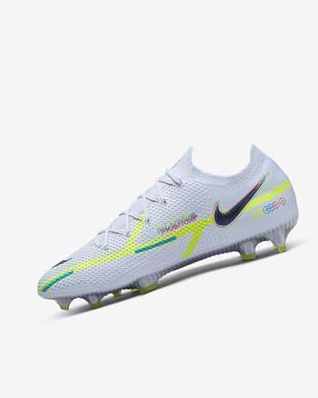 Botas de Futbol Nike Phantom GT2 Elite FG Hombre Gris Azules Claro Azules | CO3127