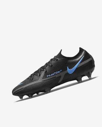Botas de Futbol Nike Phantom GT2 Elite FG Hombre Negras Gris Negras | CO5330