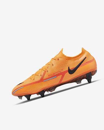 Botas de Futbol Nike Phantom GT2 Elite SG-Pro AC Hombre Naranjas Naranjas Rojas Claro Negras | CO5398