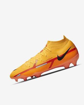 Botas de Futbol Nike Phantom GT2 Pro Dynamic Fit FG Hombre Naranjas Naranjas Rojas Claro Negras | CO3271