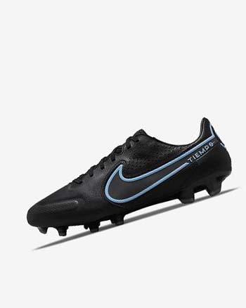 Botas de Futbol Nike Tiempo Legend 9 Pro FG Mujer Negras Gris Negras | CO2776