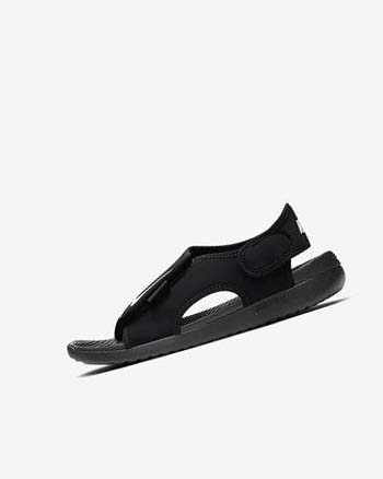 Sandalias Nike Sunray Adjust 5 V2 Niño Negras Blancas | CO3073