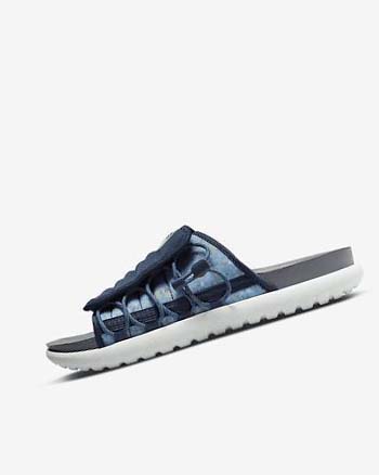 Sandalias de Diapositivas Nike Asuna 2 Next Nature Hombre Azul Marino Gris Gris Oscuro Azul Marino | CO5438