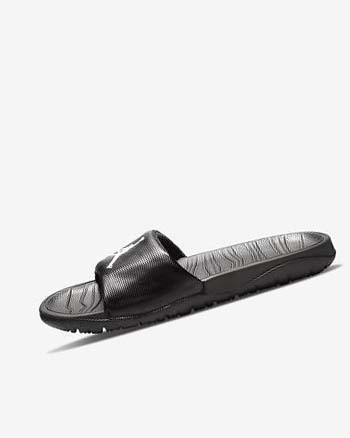 Sandalias de Diapositivas Nike Jordan Break Hombre Negras Blancas | CO2263
