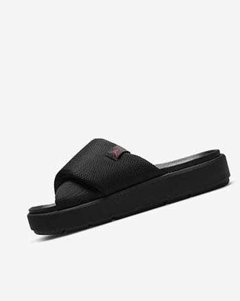 Sandalias de Diapositivas Nike Jordan Sophia Mujer Negras Negras Rojas | CO4888