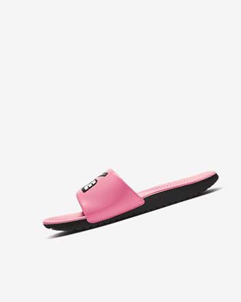 Sandalias de Diapositivas Nike Kawa Niña Negras Blancas | CO1171