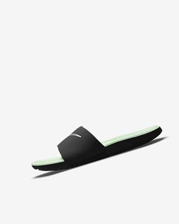 Sandalias de Diapositivas Nike Kawa Niña Verde Menta Metal Rojas Marrones | CO2907