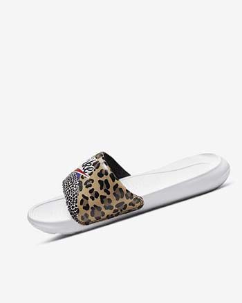 Sandalias de Diapositivas Nike Victori One Mujer Blancas Negras Moradas Rojas | CO3011