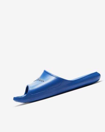 Sandalias de Diapositivas Nike Victori One Hombre Azul Real Blancas | CO4986