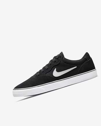 Tenis Para Montar Tabla Nike SB Chron 2 Hombre Negras Negras Blancas | CO2856