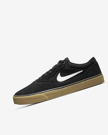 Tenis Para Montar Tabla Nike SB Chron 2 Hombre Negras Negras Marrones Claro Blancas | CO3197
