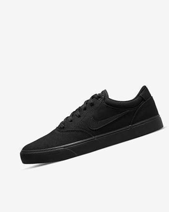 Tenis Para Montar Tabla Nike SB Chron 2 Lona Hombre Negras Negras Negras | CO5608