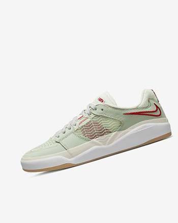 Tenis Para Montar Tabla Nike SB Ishod Wair Premium Hombre Verde Beige Claro Rojas | CO4541
