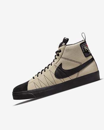 Tenis Para Montar Tabla Nike SB Zoom Blazer Mid PRM Hombre Naranjas Negras | CO2292