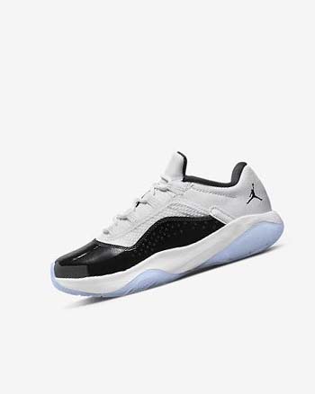 Zapatillas Baloncesto Nike Air Jordan 11 CMFT Low Niño Blancas Negras | CO2216