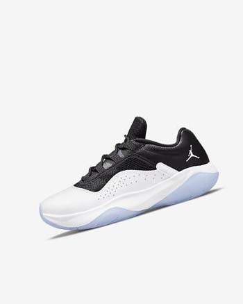 Zapatillas Baloncesto Nike Air Jordan 11 CMFT Low Niño Blancas Negras Verde Metal Plateadas | CO4713