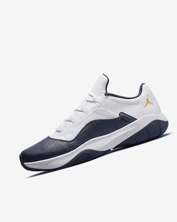 Zapatillas Baloncesto Nike Air Jordan 11 CMFT Low Hombre Blancas Azul Marino | CO5134