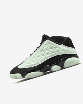 Zapatillas Baloncesto Nike Air Jordan 13 Retro Low Hombre Verde Negras | CO4802