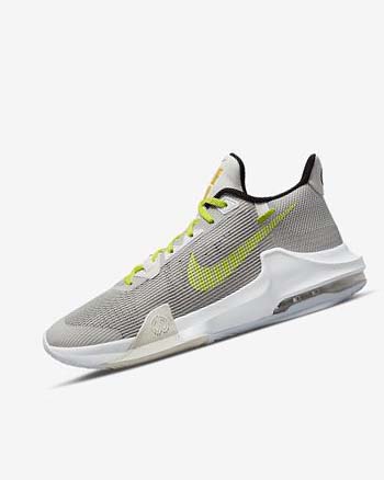 Zapatillas Baloncesto Nike Air Max Impact 3 Mujer Gris Verde | CO2761