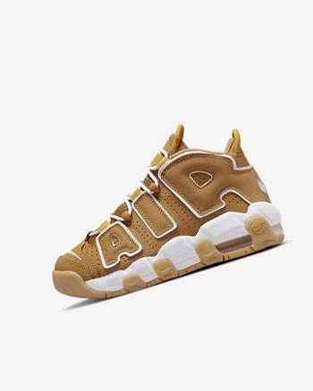 Zapatillas Baloncesto Nike Air More Uptempo Niño Marrones Marrones Claro Blancas | CO2374