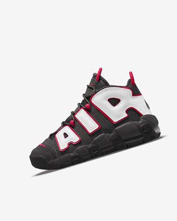 Zapatillas Baloncesto Nike Air More Uptempo Niño Gris Negras Rojas Blancas | CO2778