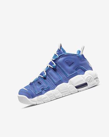 Zapatillas Baloncesto Nike Air More Uptempo Niño Azules Azules Blancas | CO5160