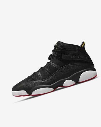 Zapatillas Baloncesto Nike Jordan 6 Rings Hombre Negras Blancas Amarillo Rojas | CO5214