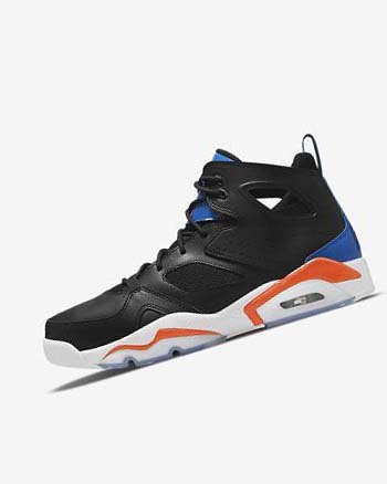 Zapatillas Baloncesto Nike Jordan Flight Club '91 Hombre Negras Azul Real Blancas Naranjas | CO2822