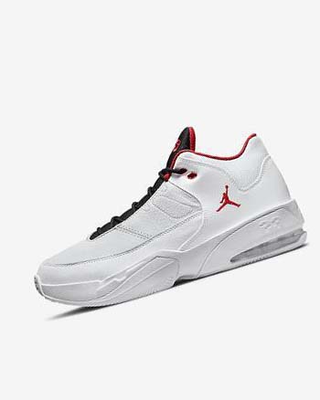 Zapatillas Baloncesto Nike Jordan Max Aura 3 Hombre Blancas Plateadas Negras Rojas | CO2322
