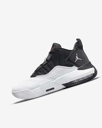 Zapatillas Baloncesto Nike Jordan Stay Loyal Hombre Negras Blancas Metal Plateadas Rojas | CO2437