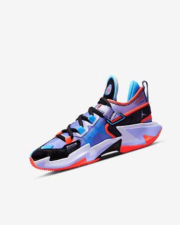 Zapatillas Baloncesto Nike Jordan 'Why Not?' Zer0.5 Niño Negras Azules Rojas Claro | CO5338