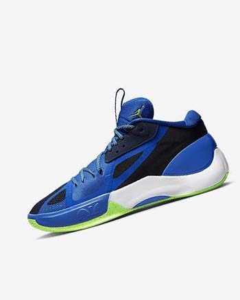 Zapatillas Baloncesto Nike Jordan Zoom Separate Hombre Azul Marino Azules Blancas Verde | CO4771