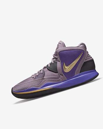 Zapatillas Baloncesto Nike Kyrie Infinity Mujer Moradas Metal Doradas | CO3019