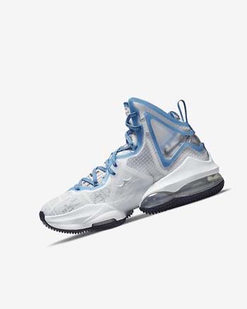 Zapatillas Baloncesto Nike LeBron 19 Niña Blancas Azules Azules | CO5238