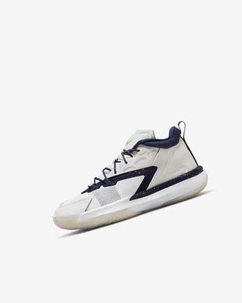 Zapatillas Baloncesto Nike Zion 1 Niño Kaki Blancas Metal Doradas Azul Marino | CO4797